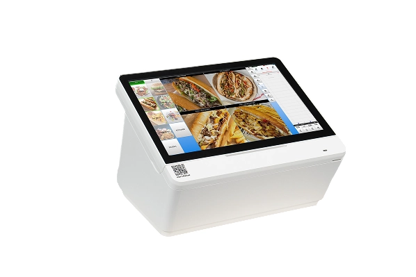 Clover Station Duo with 14-inch merchant display and customer-facing screen, available through PayPoint Systems for restaurant and high-volume retail payment processing