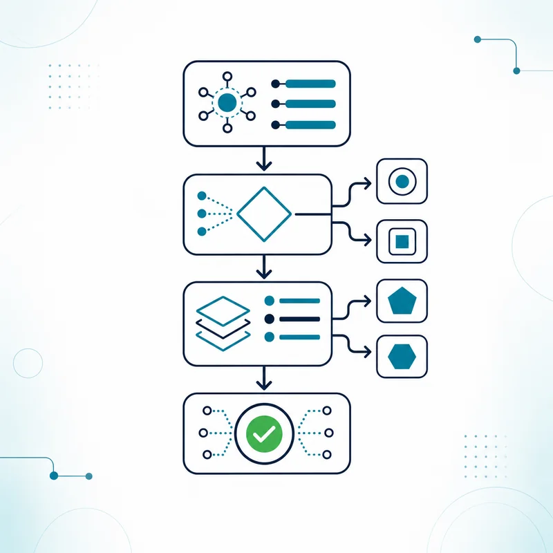 Four-phase diagnostic flow diagram for tracing a merchant fee increase