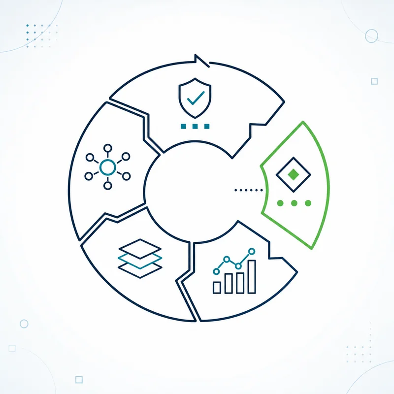 Circular lifecycle diagram of a chargeback dispute from filing through representment