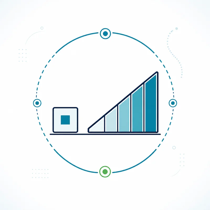 Diagram contrasting a flat per-transaction fee against a percentage fee that scales with transaction size